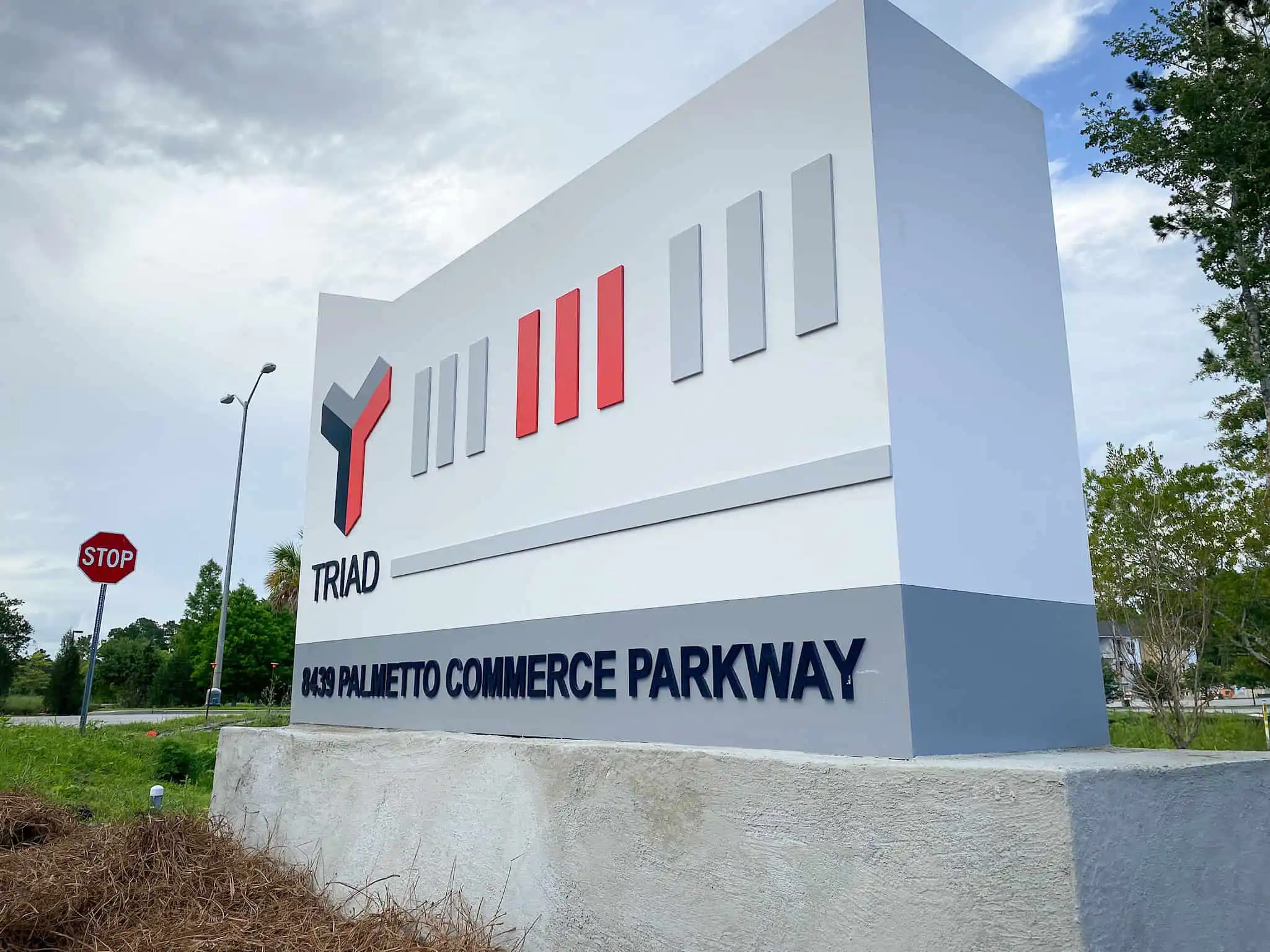 Monument Sign for Hardy World in Charleston, SC