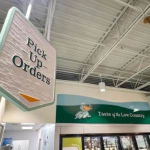 Textured HDU Pick Up Sign for Get Carried Away Mt Pleasant