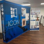 8ft Tall Pop Up Backdrop for Icon Window and Door
