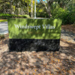 Monument Sign for Windswept Villas