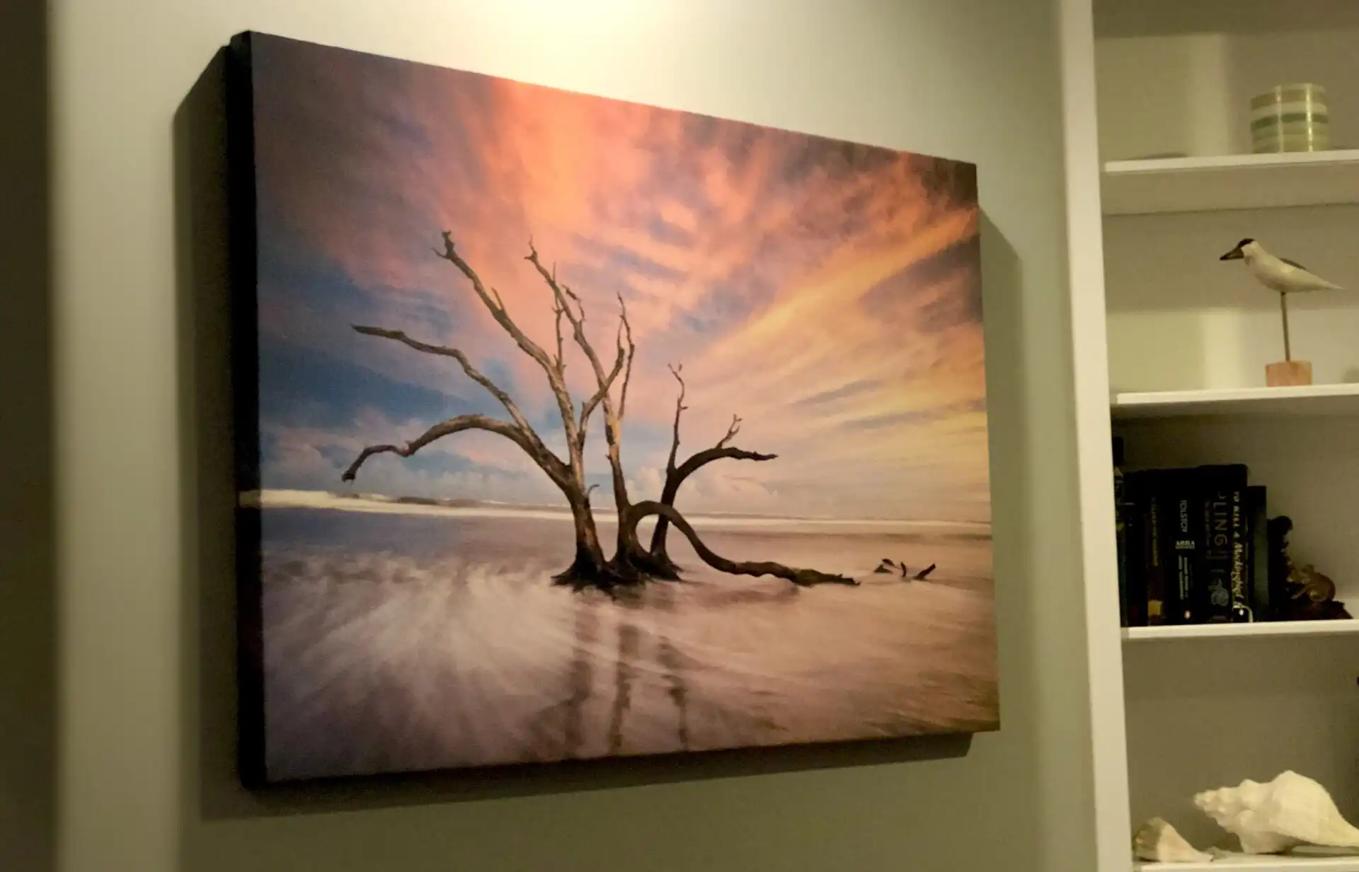 Large Gallery Wrapped Canvas of a beach landscape