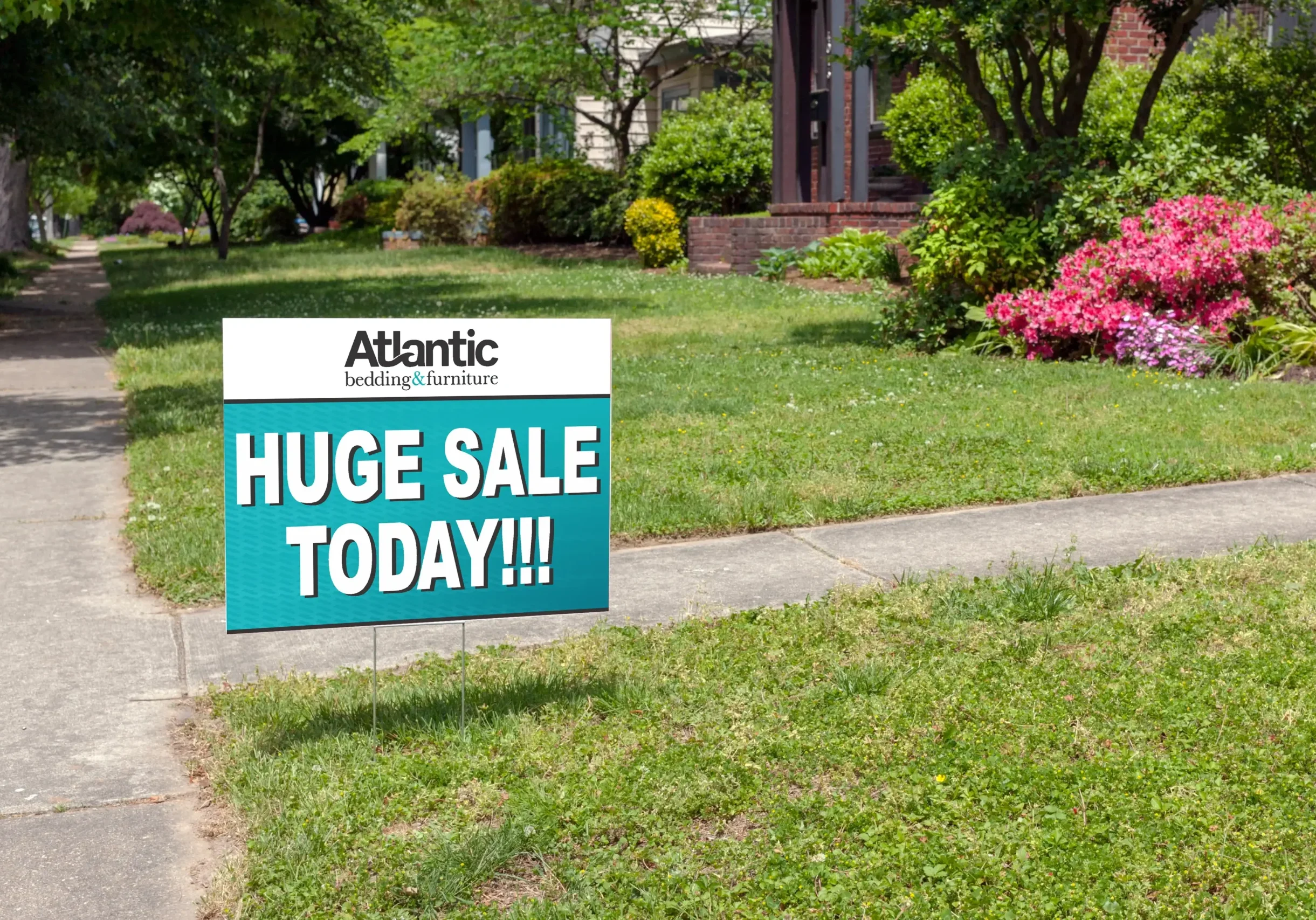 Yard Sign for Atlantic Bedding & Furniture
