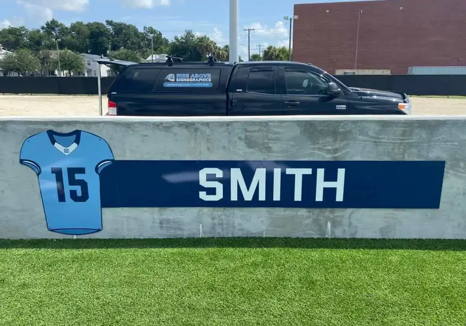 The Citadel Athletics ACM Jersey Sign
