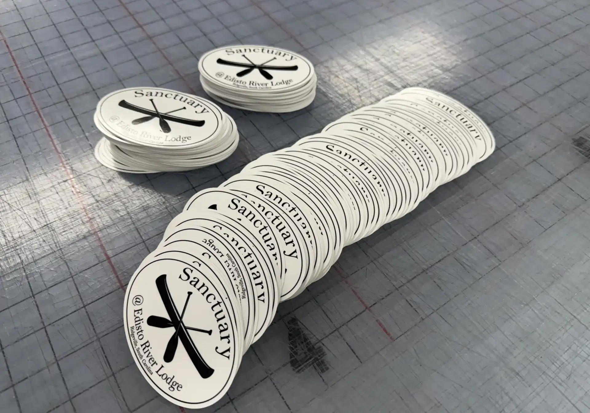 Bulk Sticker Order for Sanctuary Edisto River Lodge