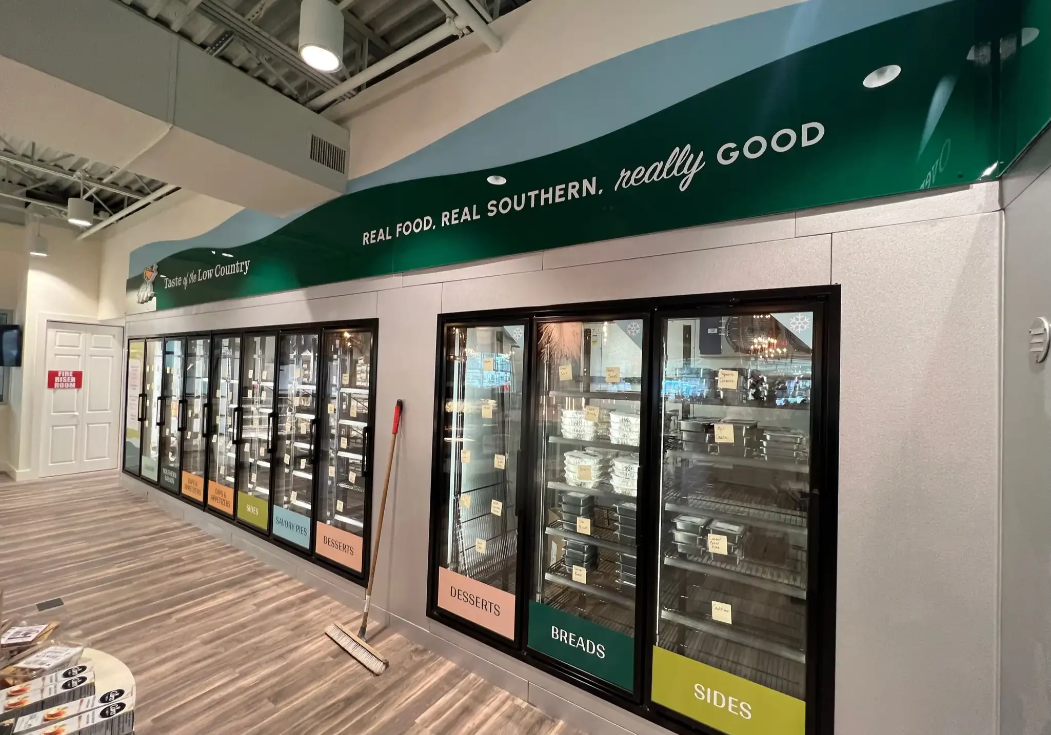 Window Graphics for Interior Coolers at Get Carried Away